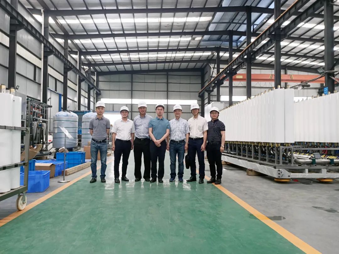 上海水合環(huán)境工程有限公司領(lǐng)導(dǎo)蒞臨碩特環(huán)保考察交流